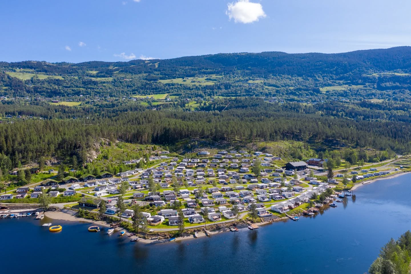 Aurdal Fjordcamping Aurdalsfjorden i Valdres