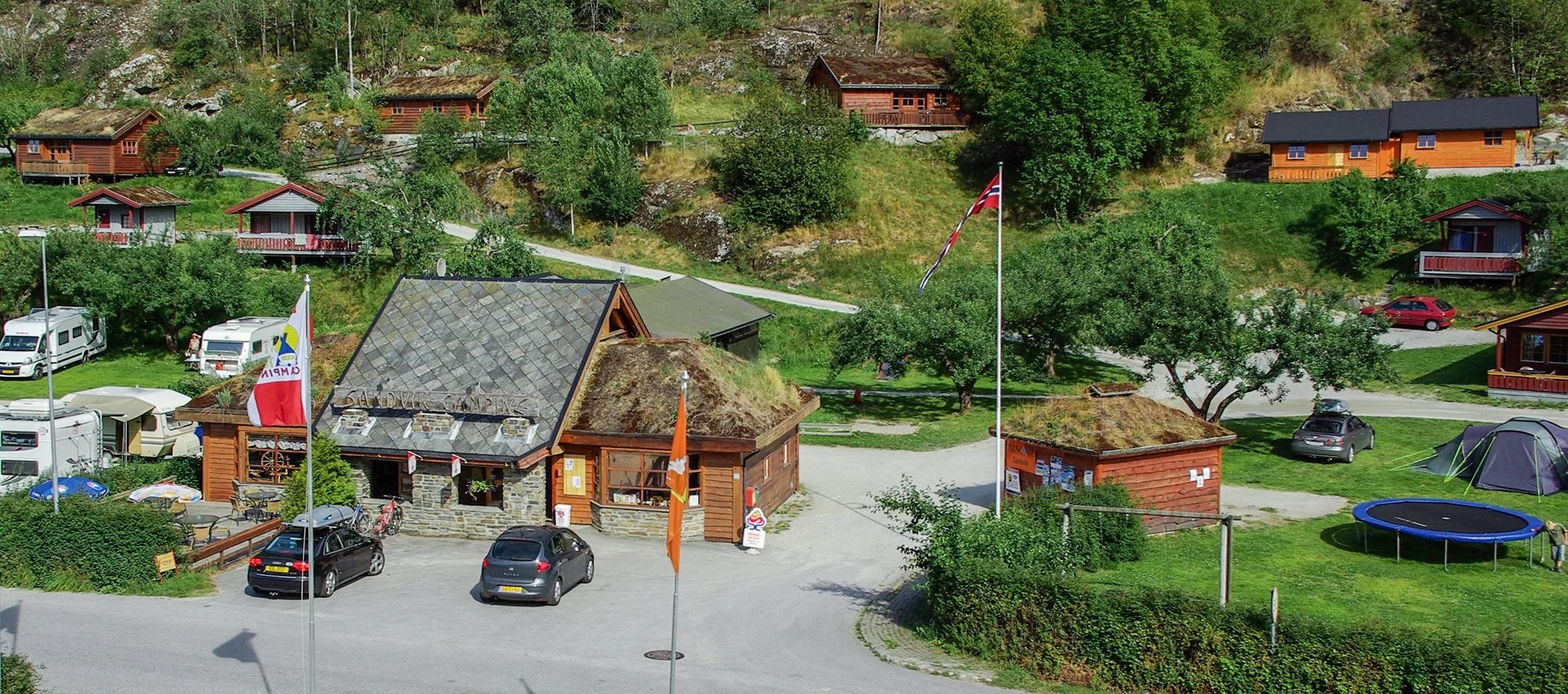 Gaupnetunet camping i Sogn