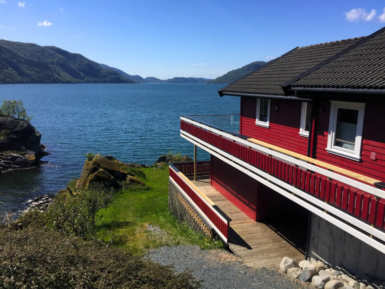 Kyrping Camping - Terasseutsikt