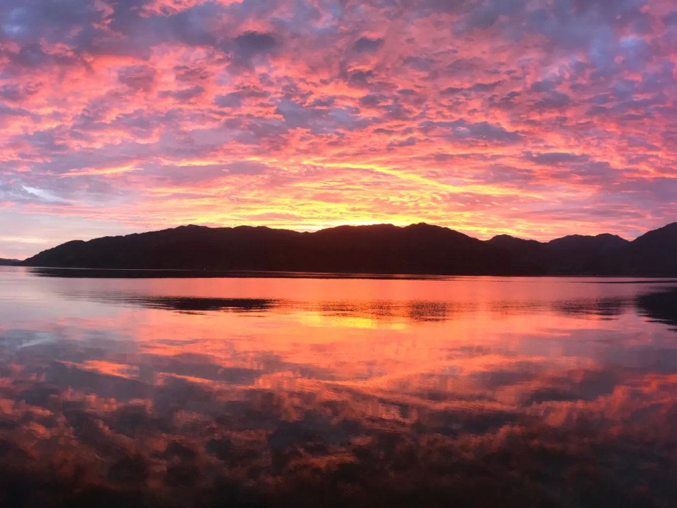 Kyrping Camping - Solnedgang