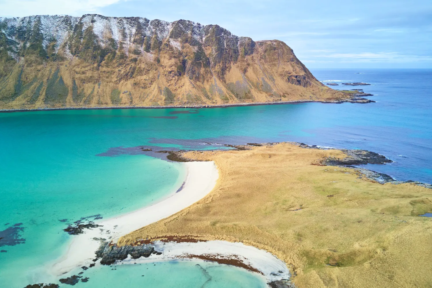 Vår på stranden